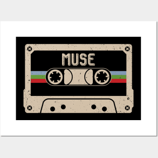 Personalized Muse Name Birthday Vintage Cassette Tape Posters and Art